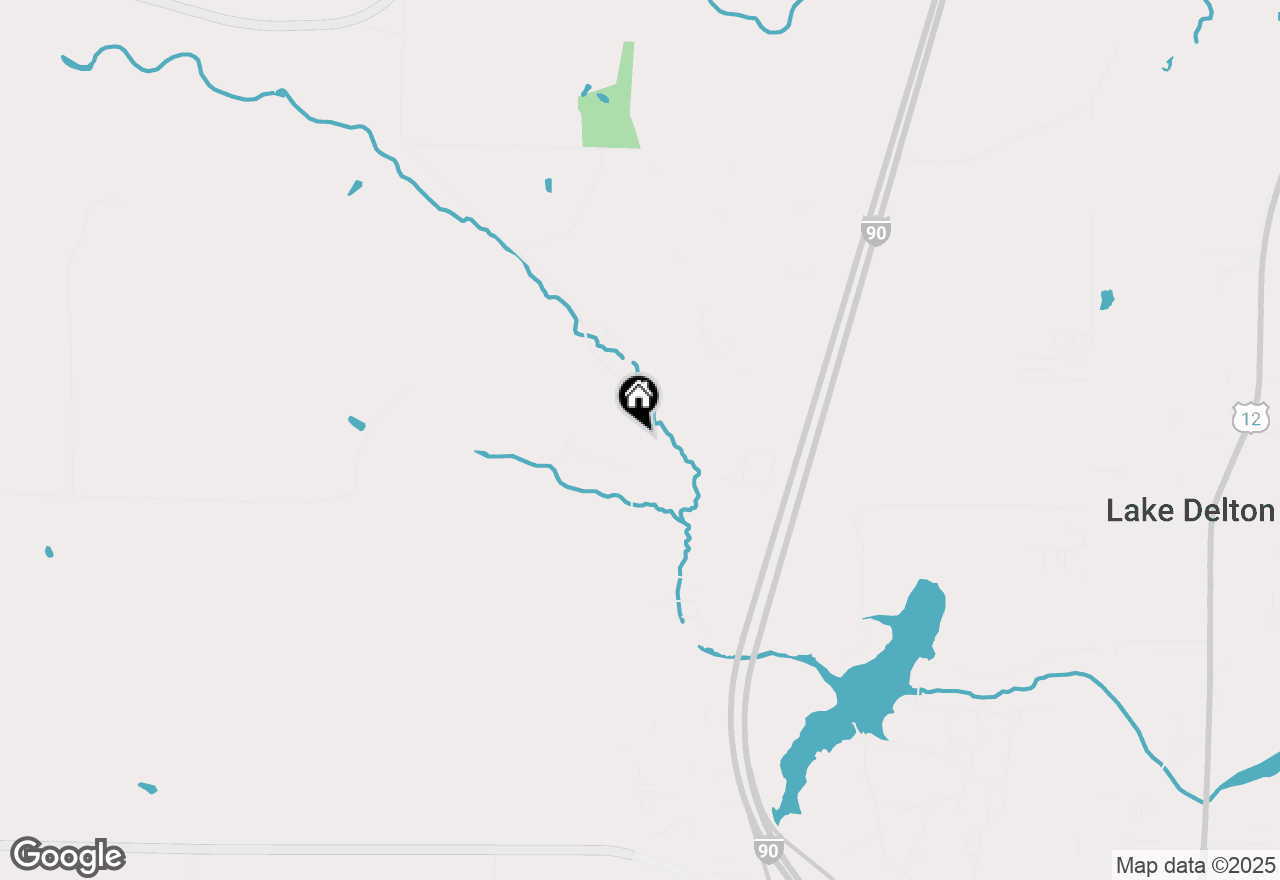 Map of 173 Sunset Circle, Wisconsin Dells, WI 53965