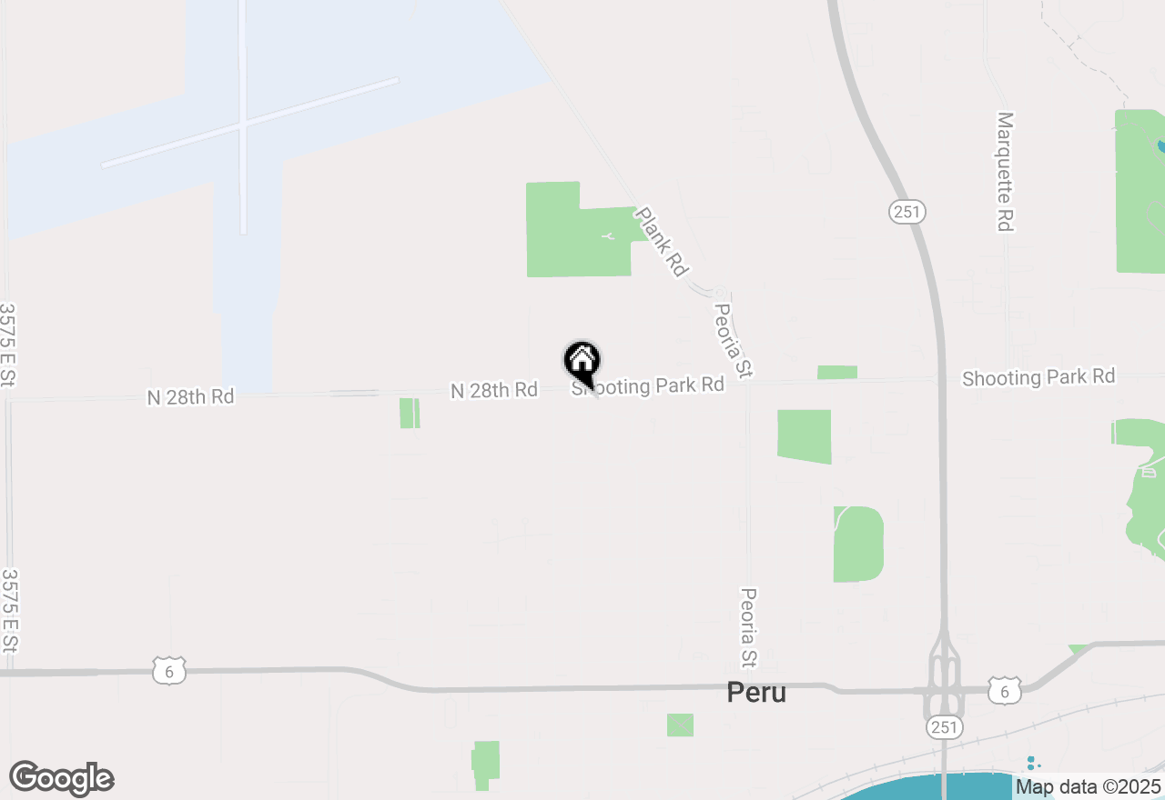 Map of 1910 Juniper Drive, Peru, IL 61354