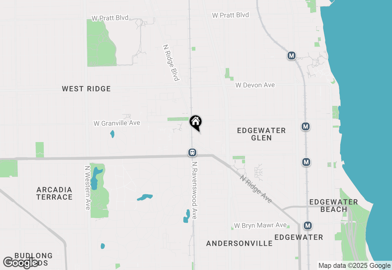 Map of 6129 N Ravenswood Avenue #1, Chicago, IL 60660