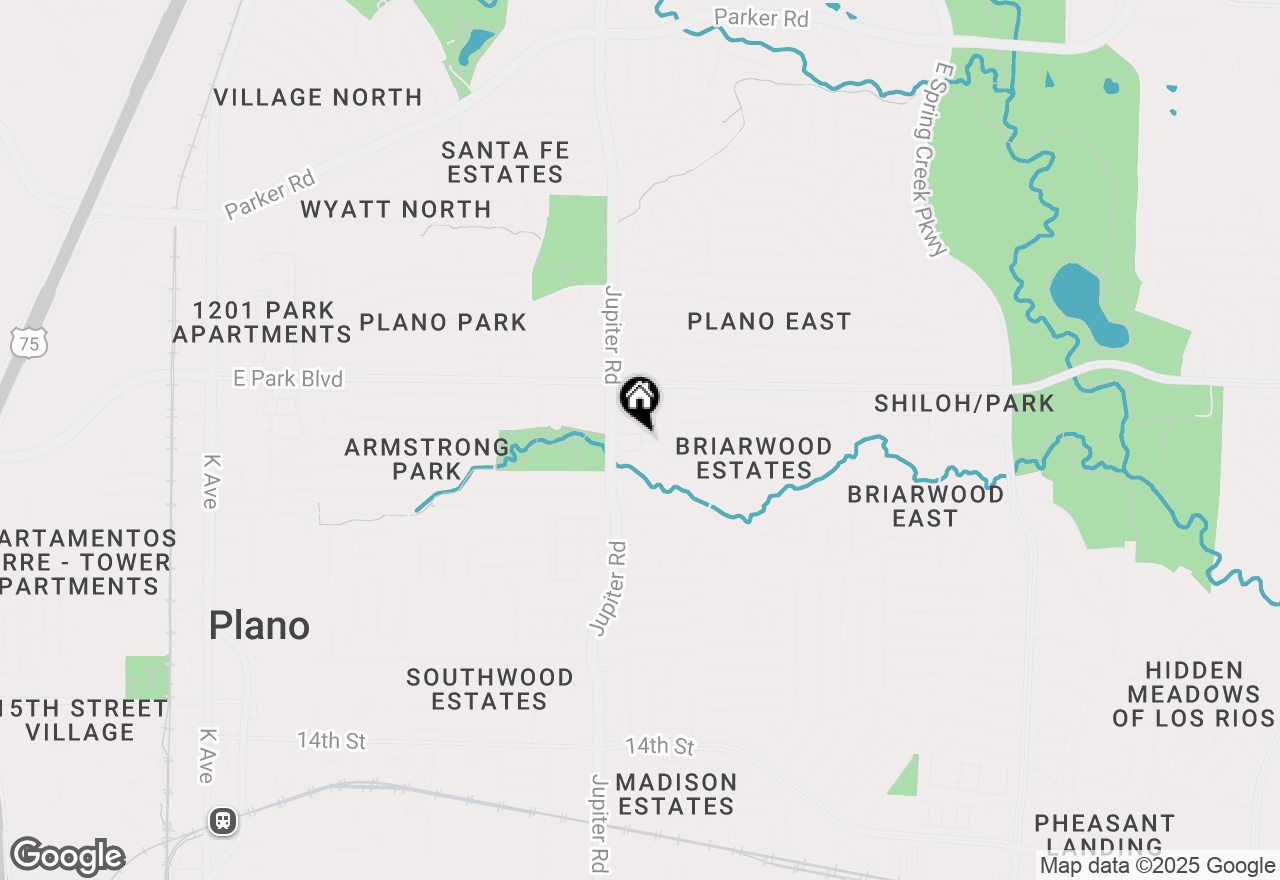 Map of 2400 Jupiter Road #D2, Plano, TX 75074