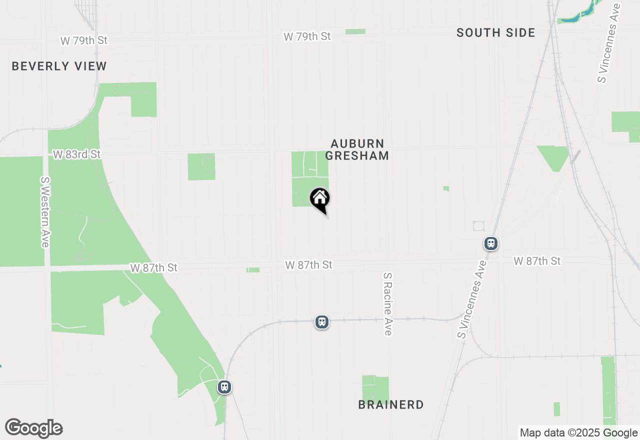 Map of 8531 S Bishop Street, Chicago, IL 60620