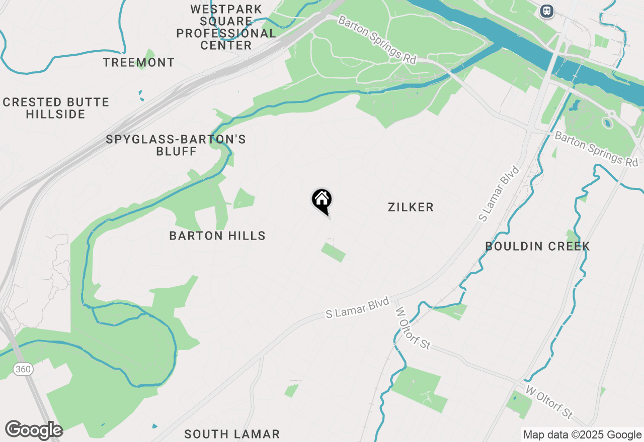 Map of 1900 Paramount Ave, Austin, TX 78704