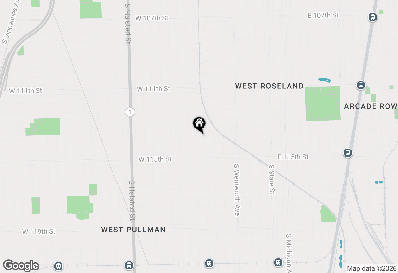 Map of 11348 S Stewart Avenue, Chicago, IL 60628