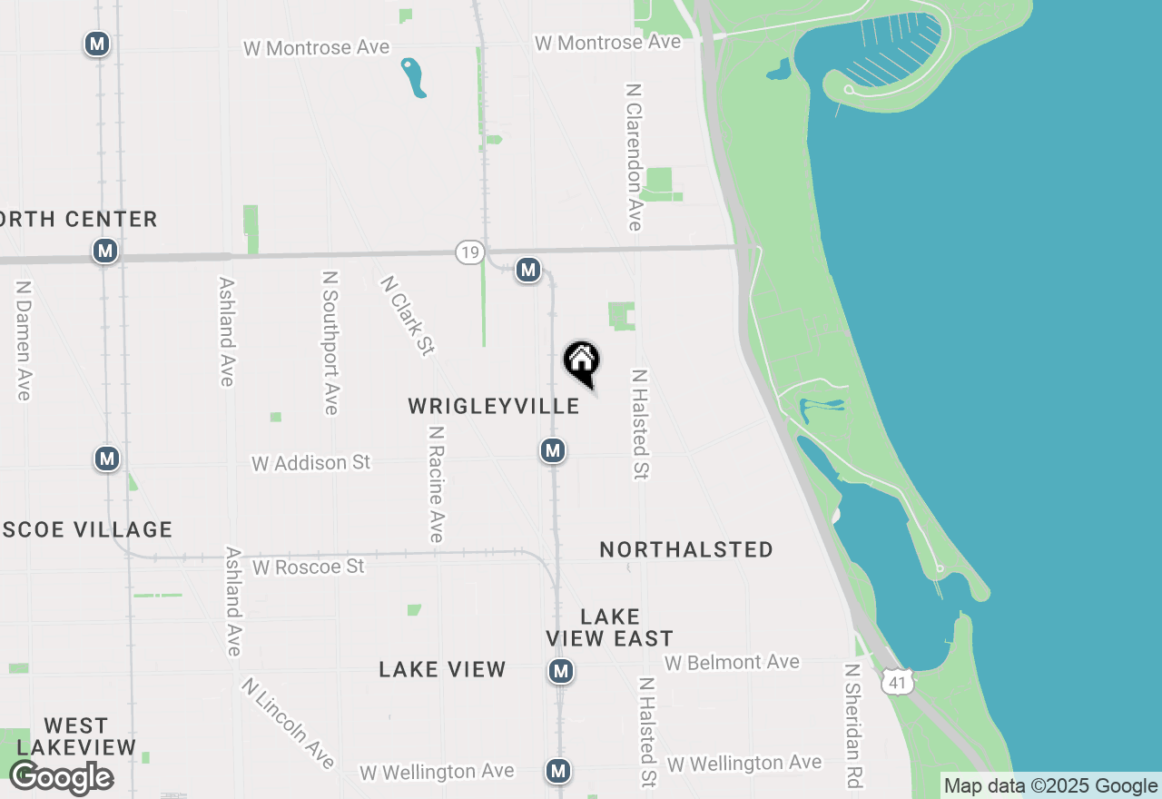 Map of 3700 N Fremont Street #3, Chicago, IL 60613