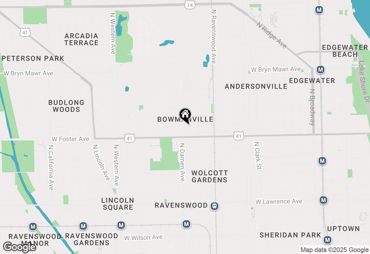 Map of 1964 W Farragut Avenue, Chicago, IL 60640