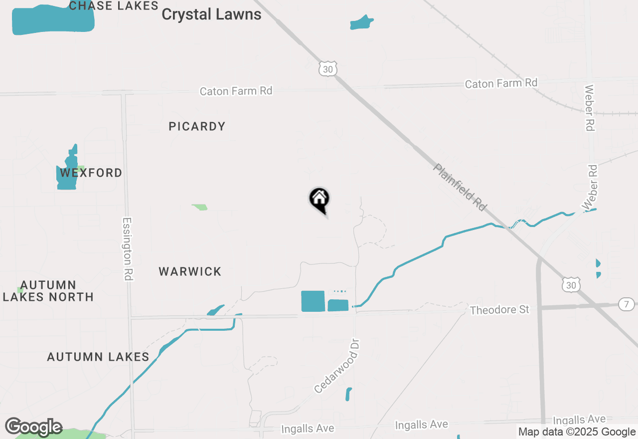 Map of 2512 Fox Meadow Drive, Crest Hill, IL 60403