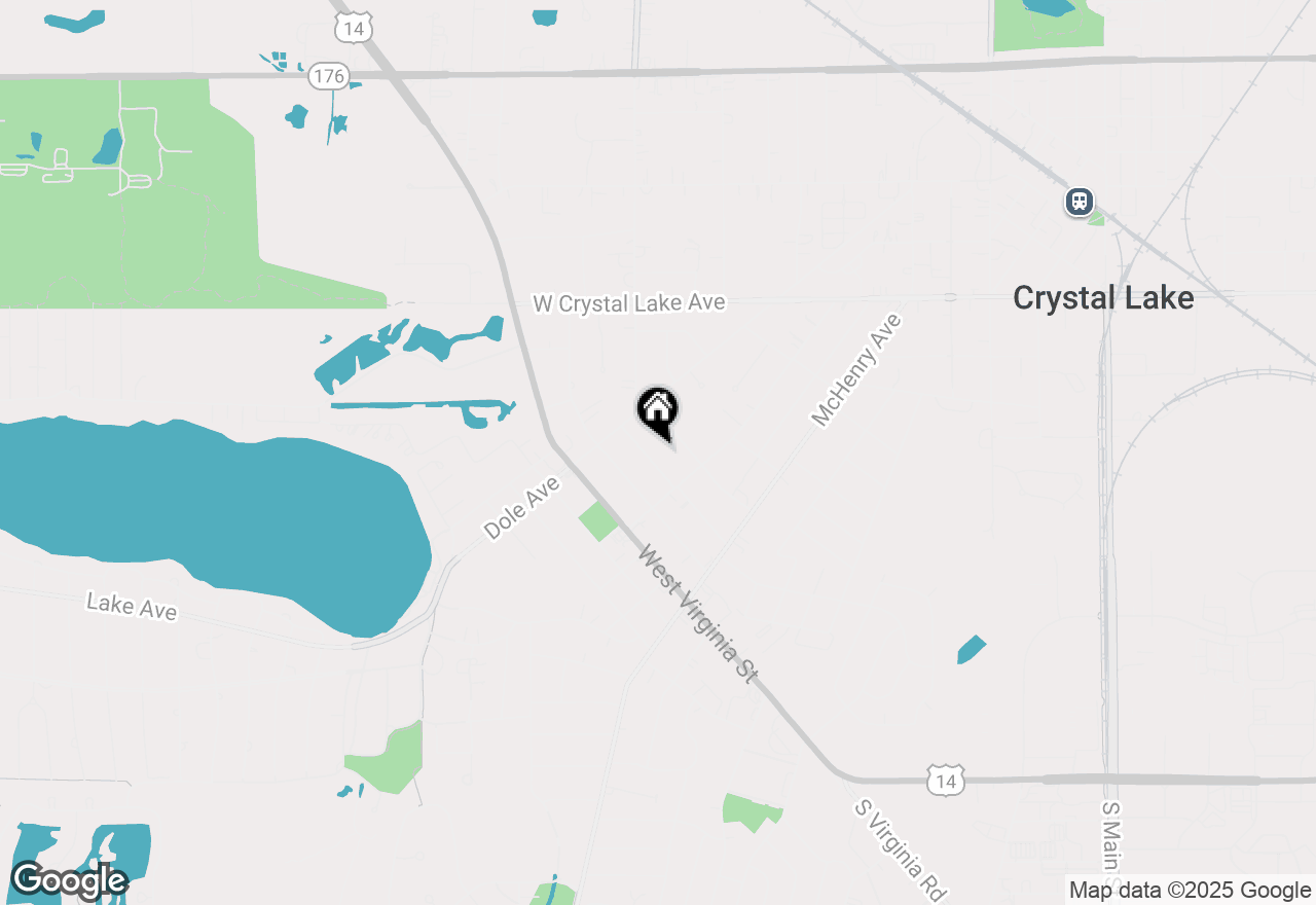 Map of 388 Douglas Avenue, Crystal Lake, IL 60014