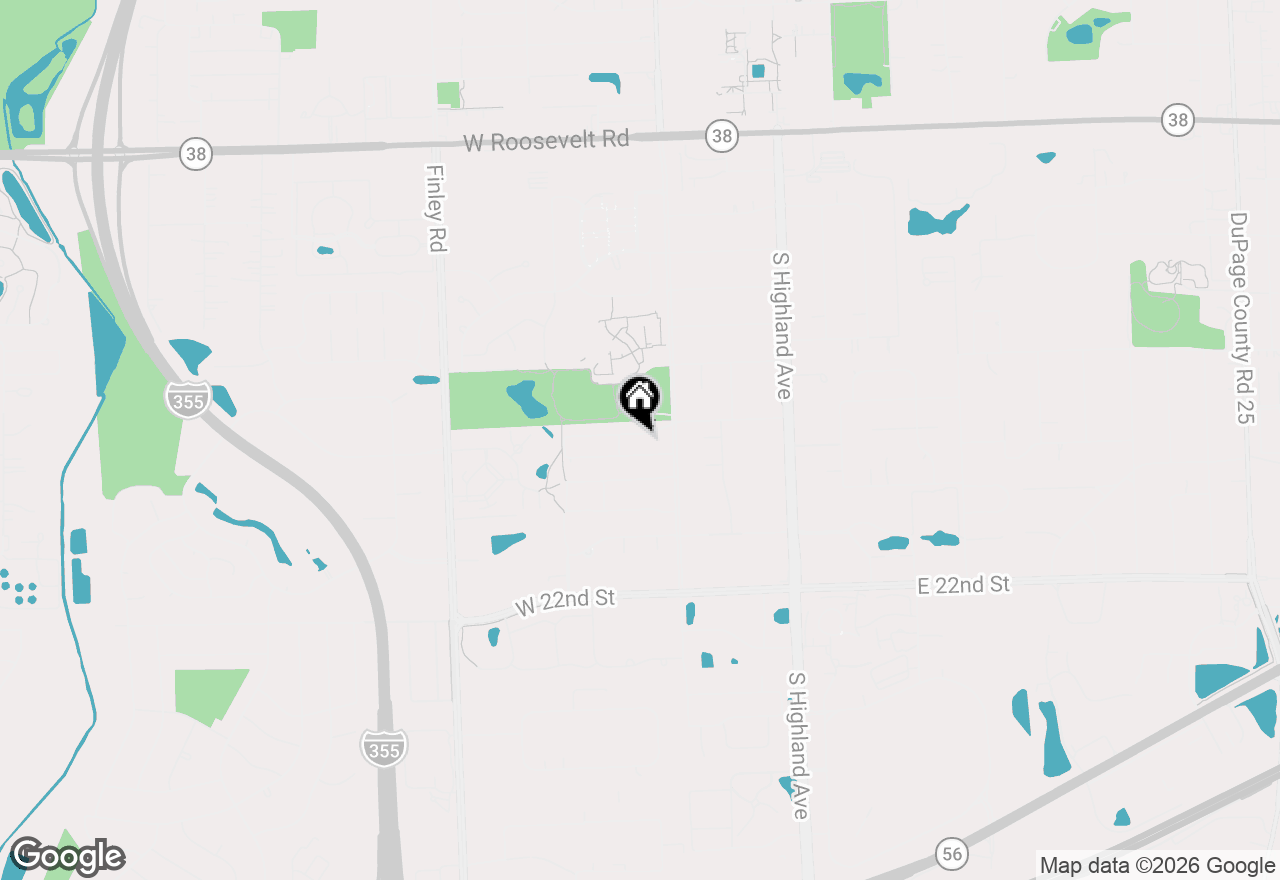 Map of 111 W 17th Street, Lombard, IL 60148