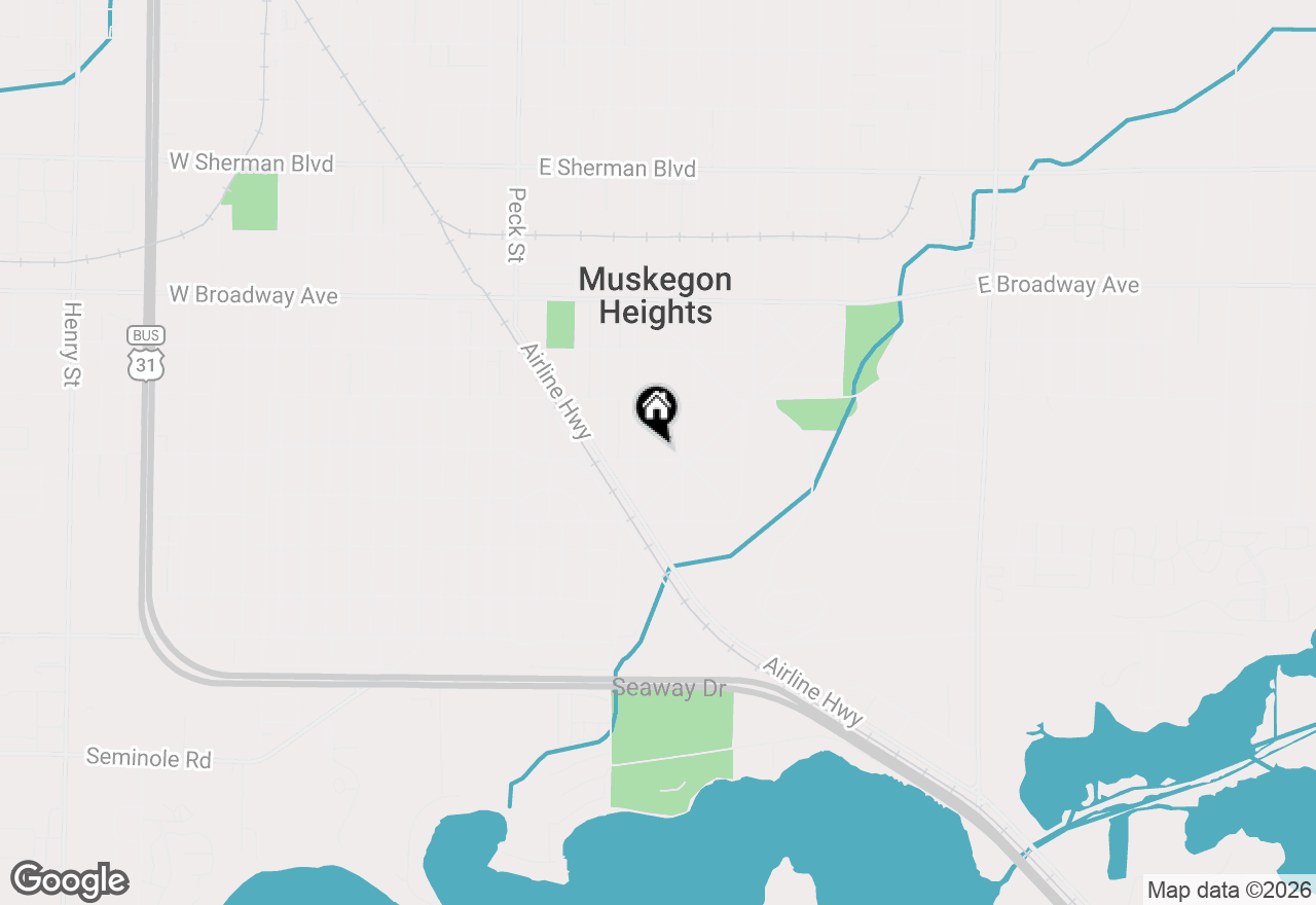 Map of 224 E Lincoln Avenue, Muskegon, MI 49444