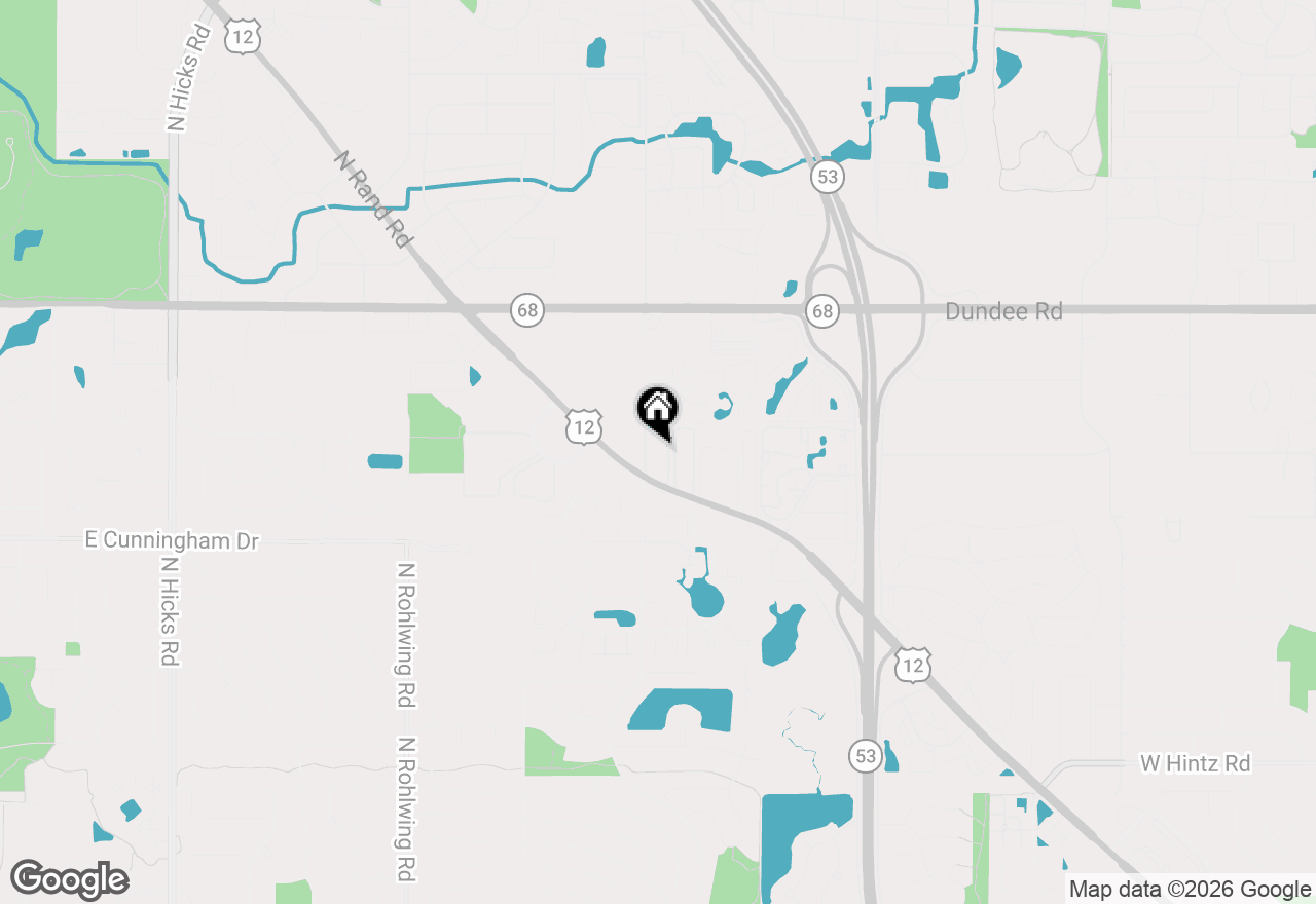 Map of 1311 N Baldwin Court #3A, Palatine, IL 60074