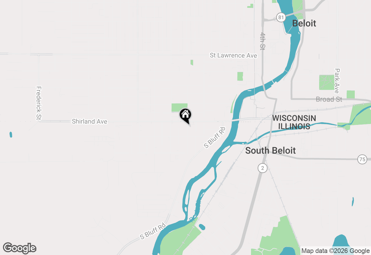 Map of 114 S Adam Street, South Beloit, IL 61080