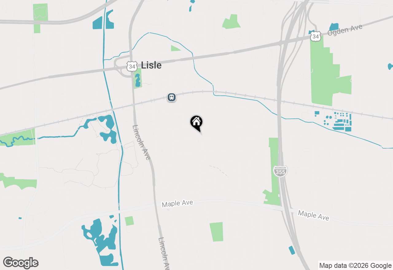 Map of 812 Hitchcock Avenue, Lisle, IL 60532