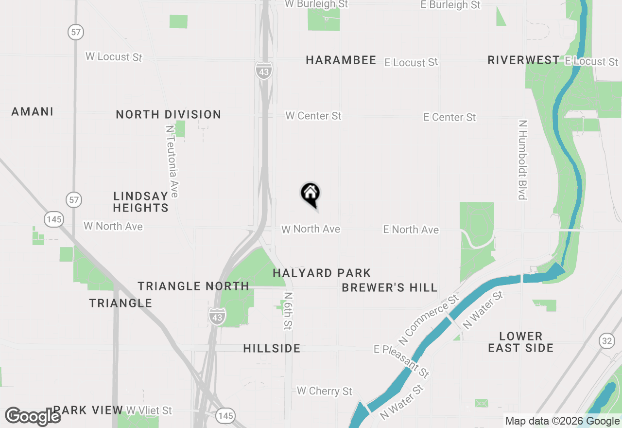 Map of 2338 N Dr William Finlayson St #2340, Milwaukee, WI 53212