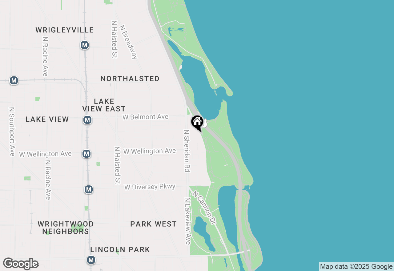 Map of 3100 N Lake Shore Drive #208, Chicago, IL 60657