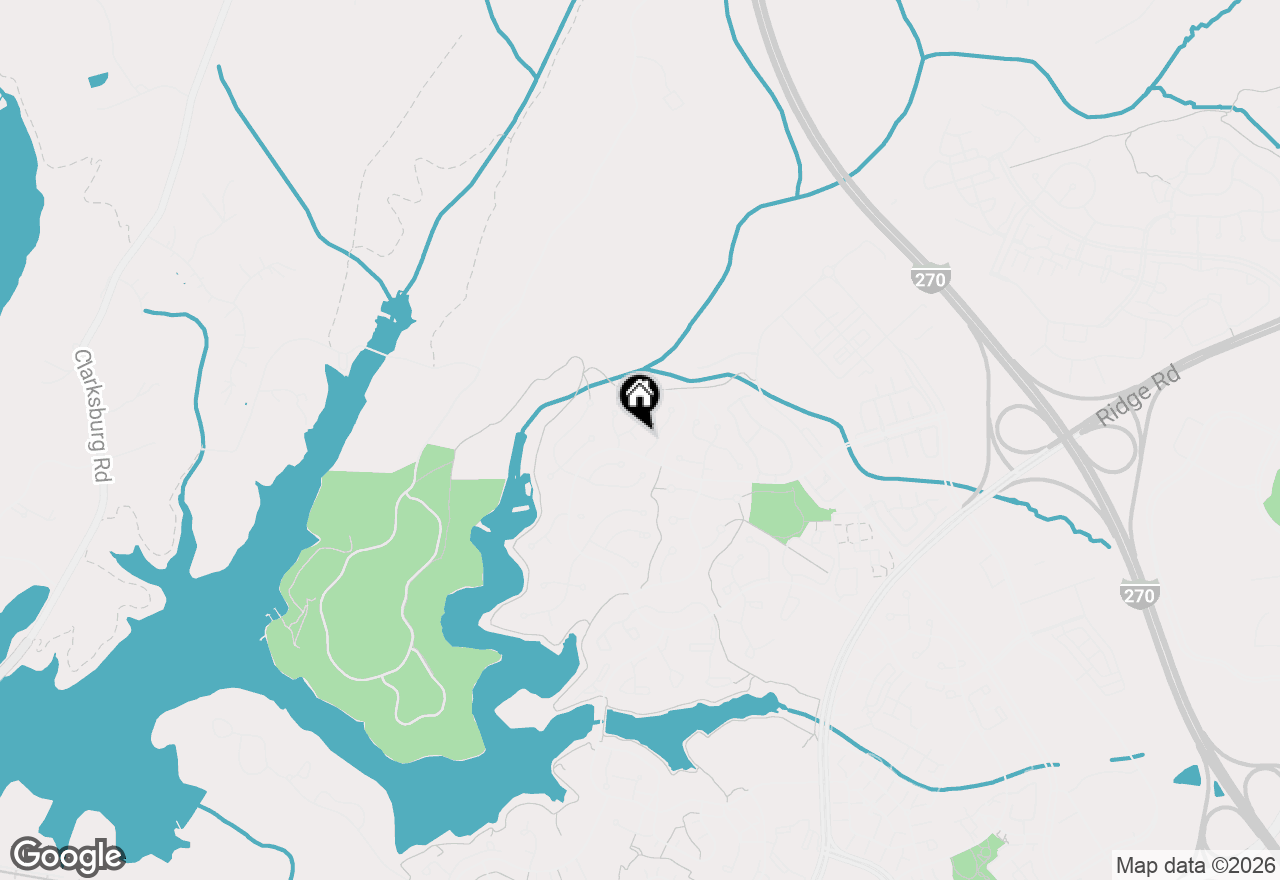 Map of 13516 Clear Morning Place, Germantown, MD 20874