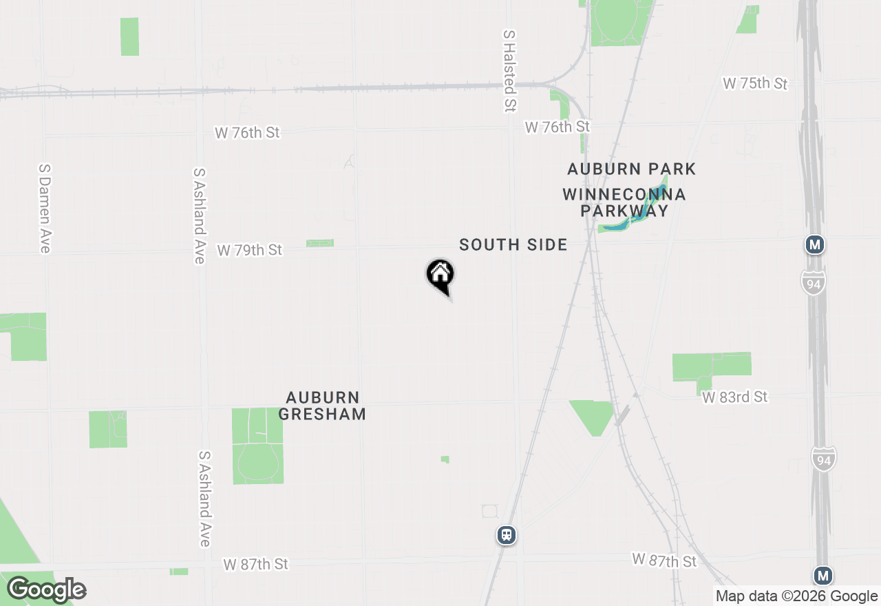 Map of 8027 S Morgan Street, Chicago, IL 60620