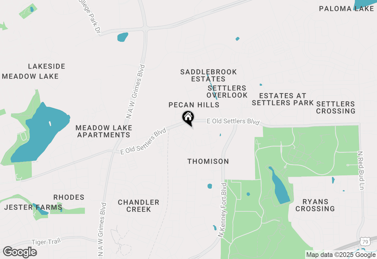 Map of 1955 Settlers Glen Dr #4301, Round Rock, TX 78665