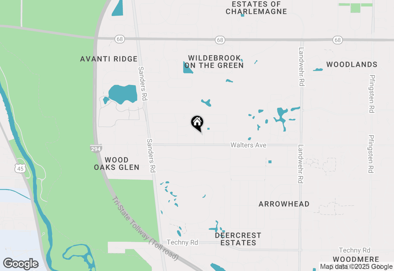 Map of 1341 Wessling Drive, Northbrook, IL 60062