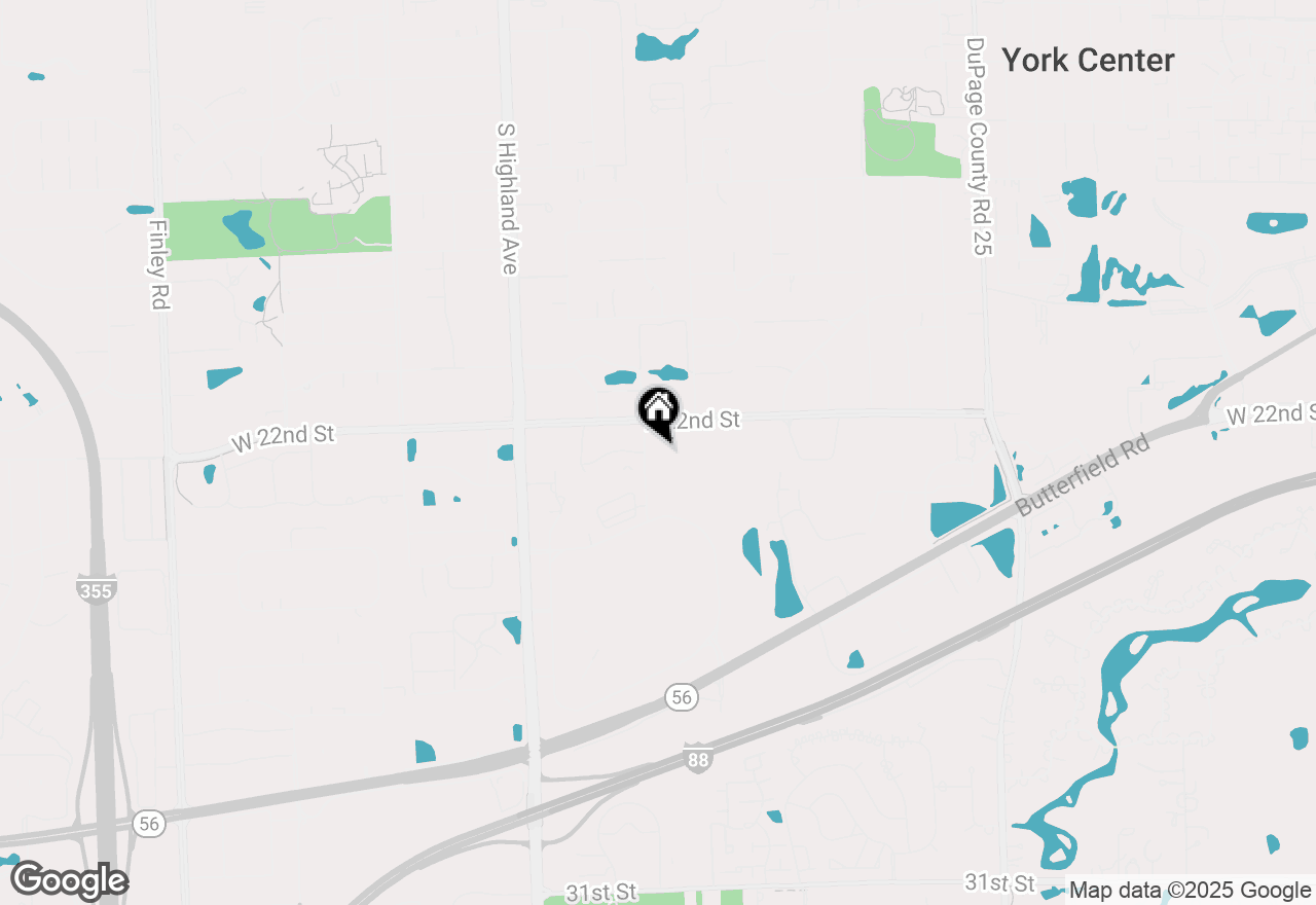 Map of 2201 S Grace Street #608, Lombard, IL 60148