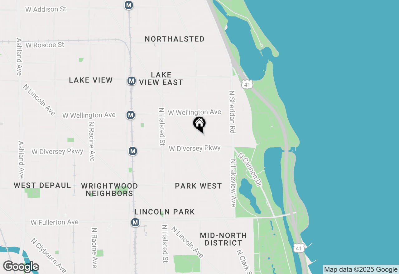 Map of 559 W Surf Street #400, Chicago, IL 60657