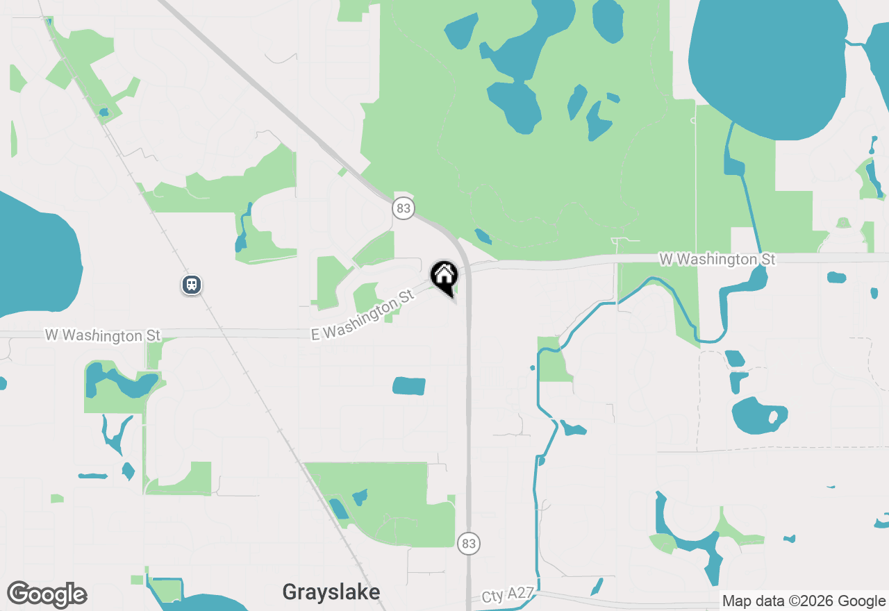 Map of 459 Rock Hall Circle, Grayslake, IL 60030