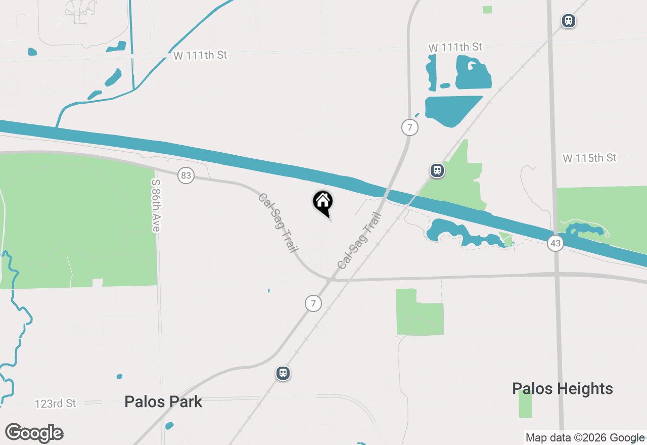 Map of 8058 Autobahn Drive S #102, Palos Park, IL 60464