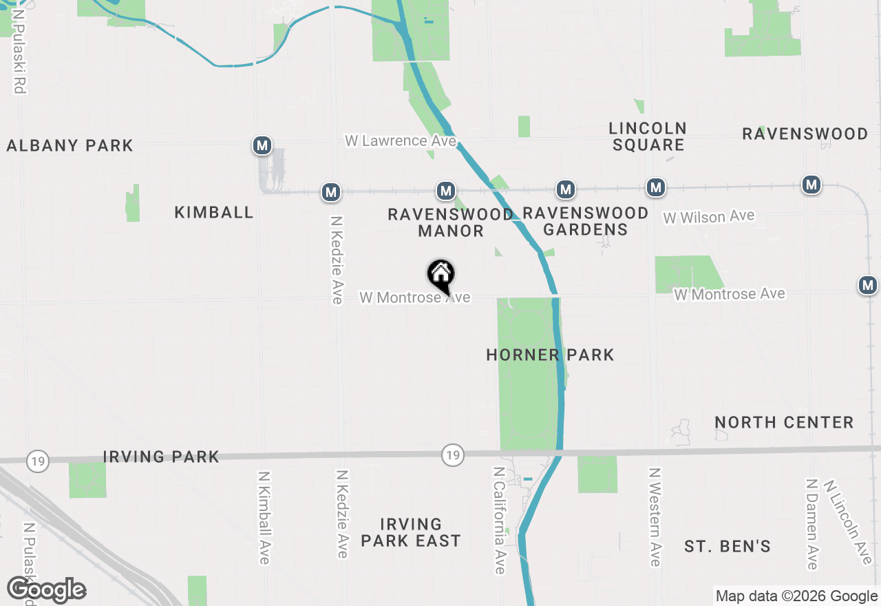 Map of 4353 N Richmond Avenue #1N, Chicago, IL 60618