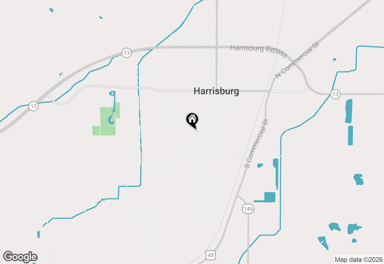 Map of 317 S Webster Street, Harrisburg, IL 62946