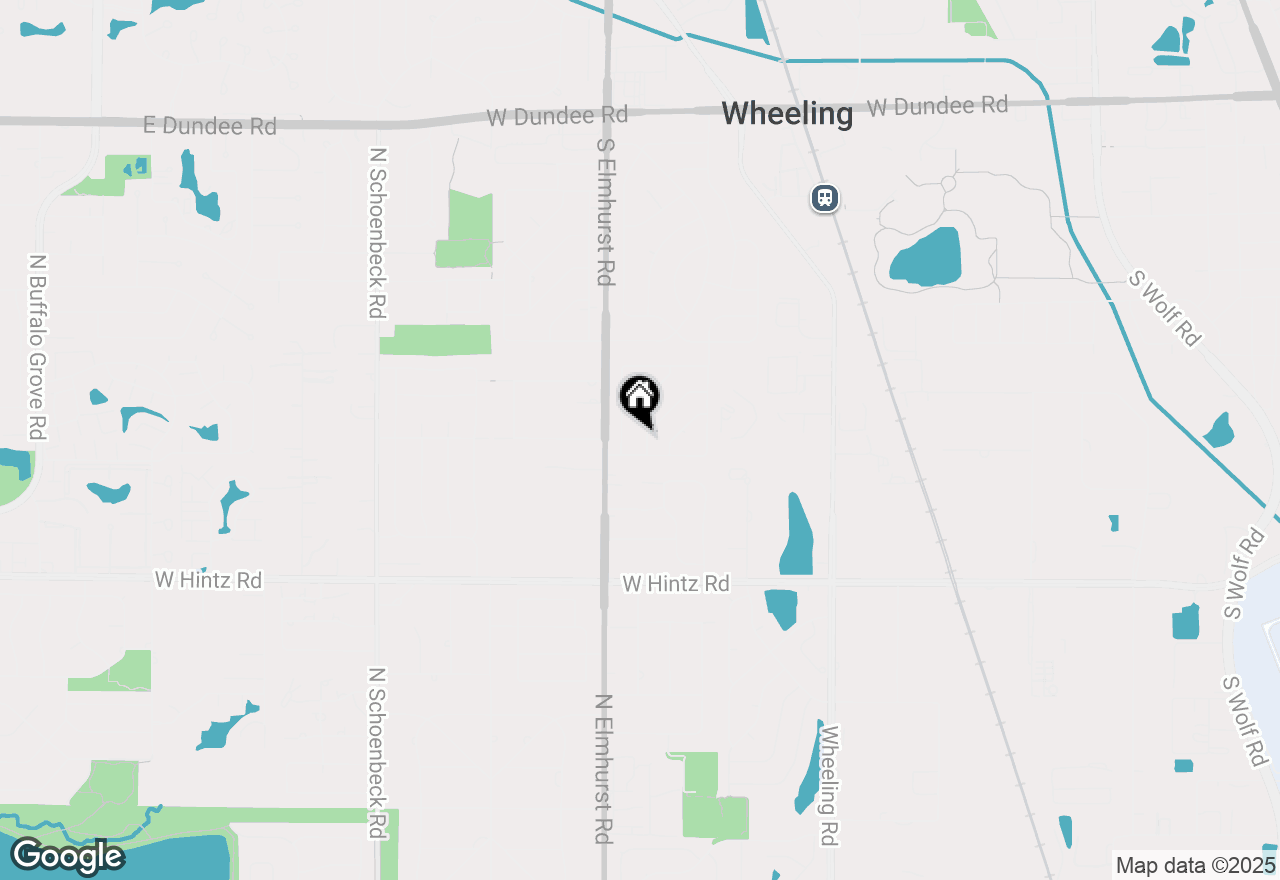 Map of 574 Isa Drive, Wheeling, IL 60090