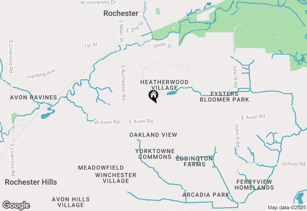 Map of 822 Hadley Road, Rochester Hills, MI 48307