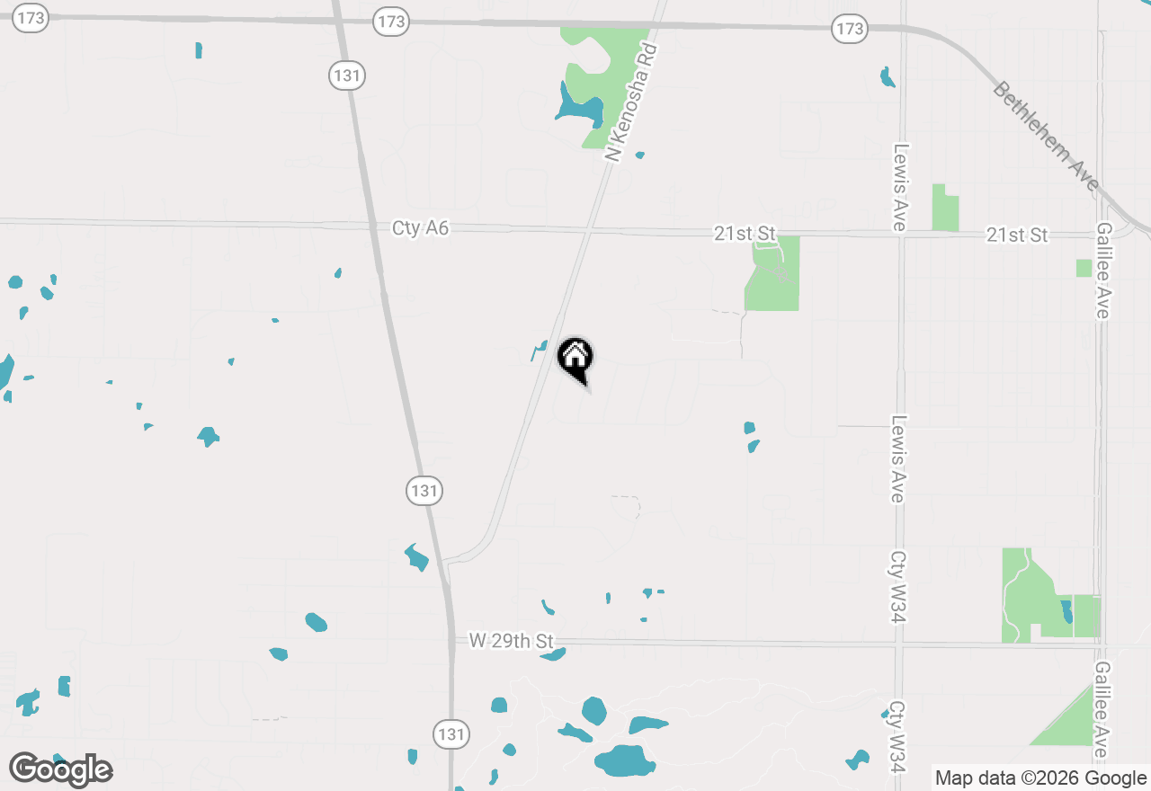 Map of 2410 Miriam Avenue, Zion, IL 60099