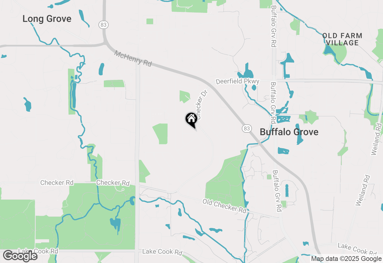 Map of 620 Twisted Oak Lane, Buffalo Grove, IL 60089