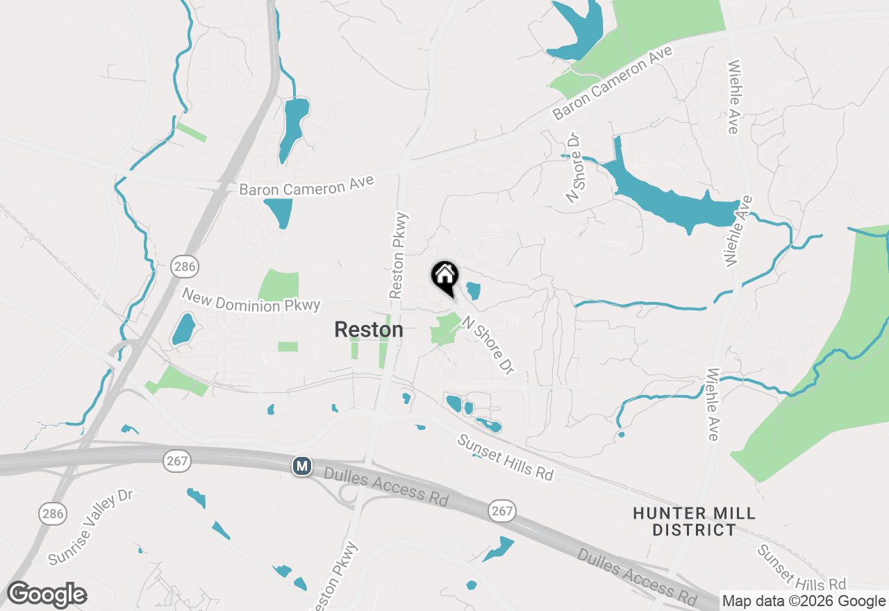 Map of 11703 Olde English Drive #H, Reston, VA 20190