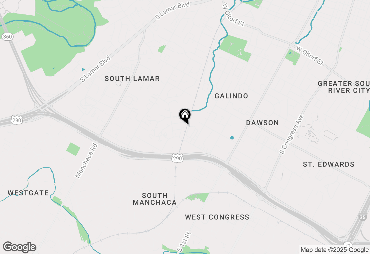 Map of 3812 Southway Dr #104, Austin, TX 78704