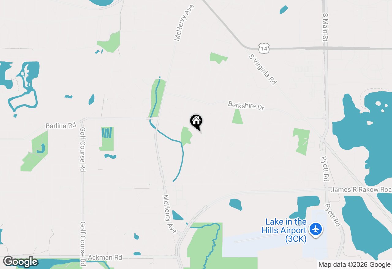 Map of 830 Buckingham Court, Crystal Lake, IL 60014