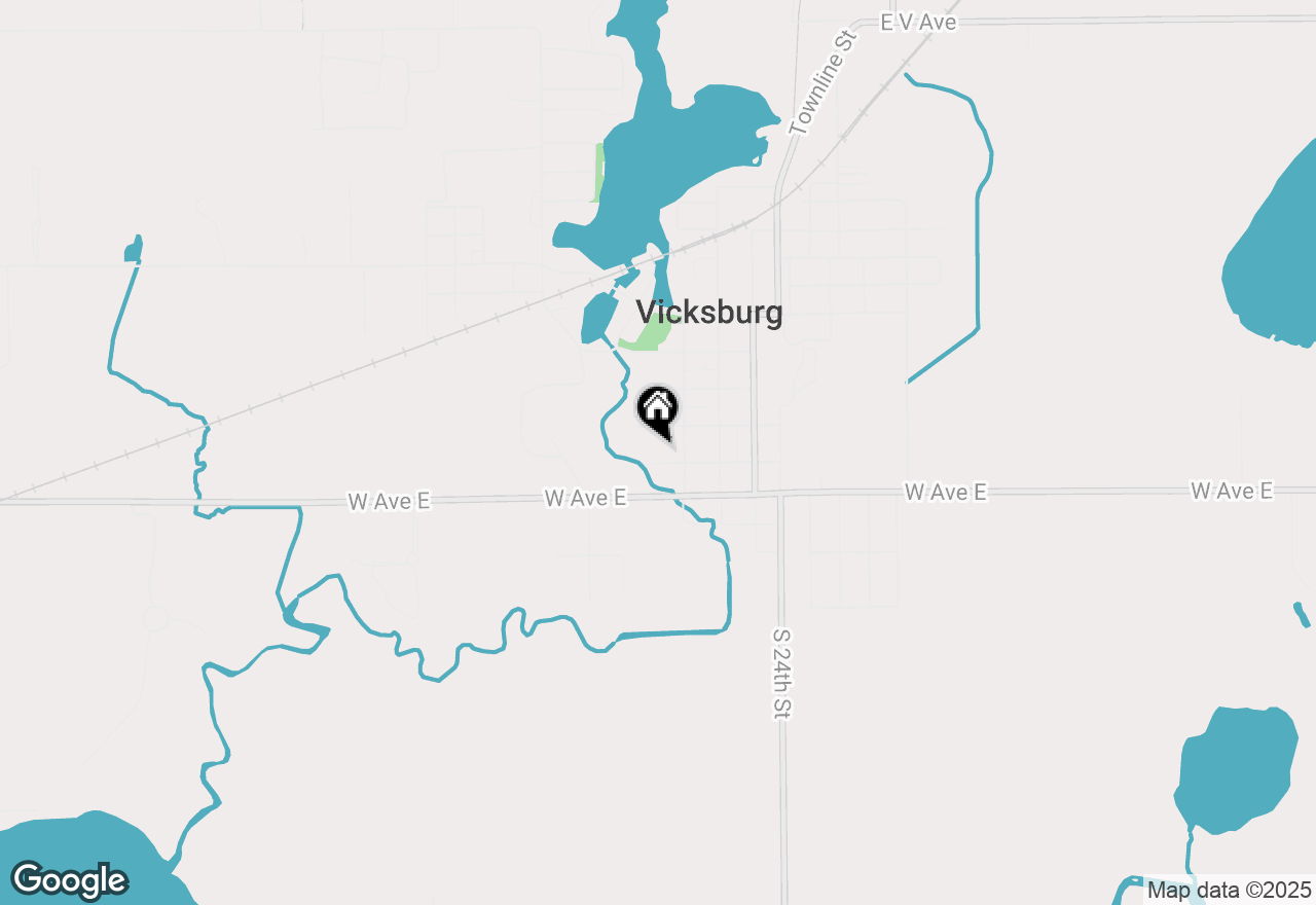 Map of 220 W South St, Vicksburg, MI 49097