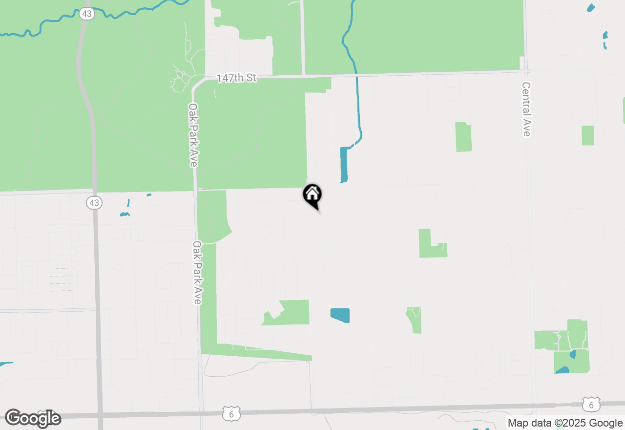 Map of 6349 Forestview Drive, Oak Forest, IL 60452