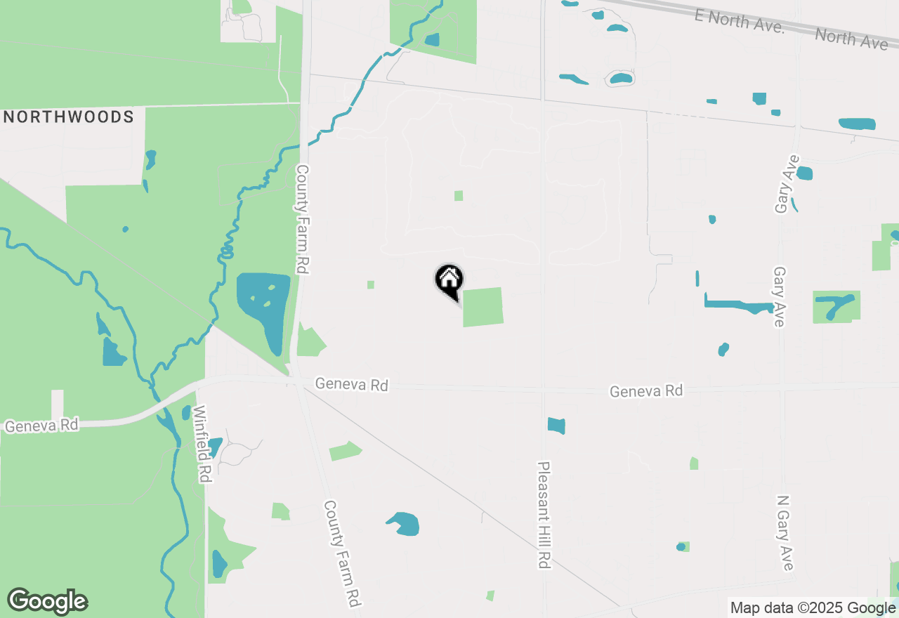 Map of 26W430 Natalie Court, Carol Stream, IL 60188