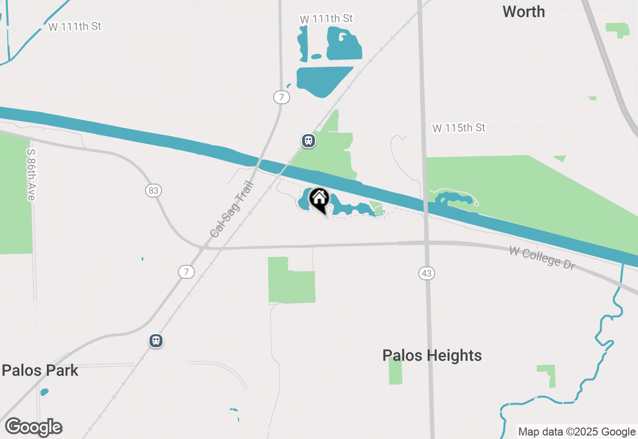 Map of 3 Lake Katherine Drive, Palos Heights, IL 60463