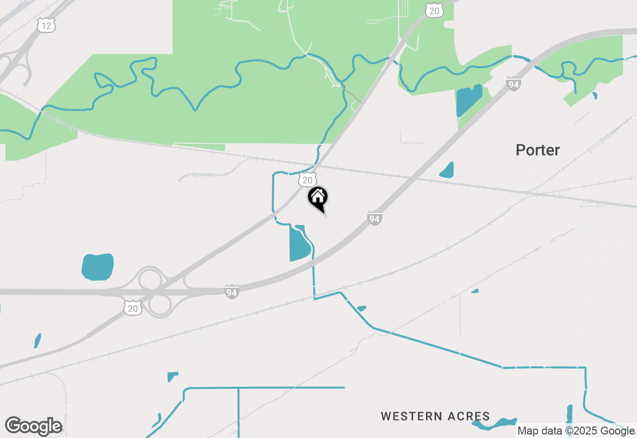 Map of 1333 Sunset Avenue, Porter, IN 46304