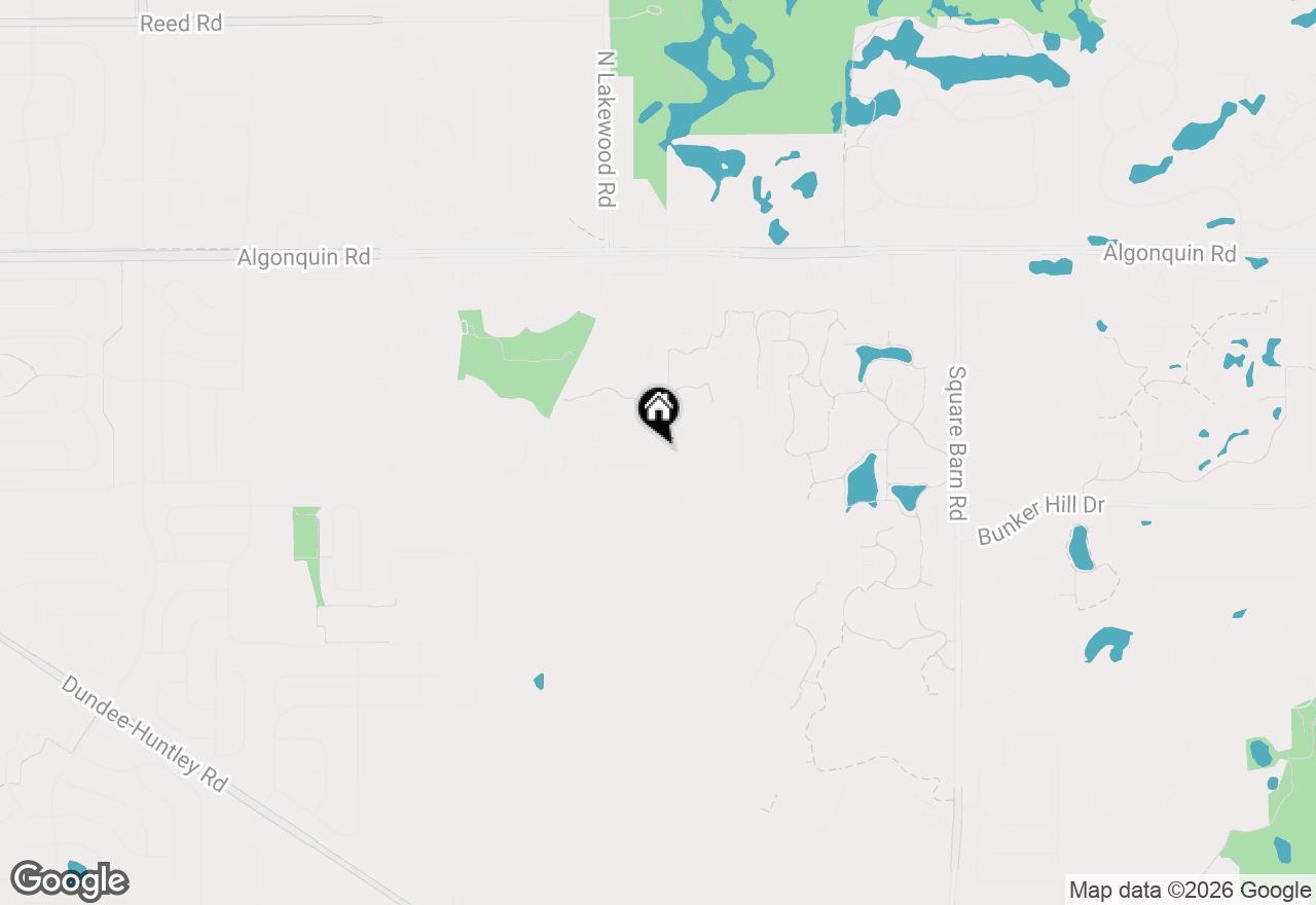 Map of 430 Glenrose Lane, Lake In The Hills, IL 60156