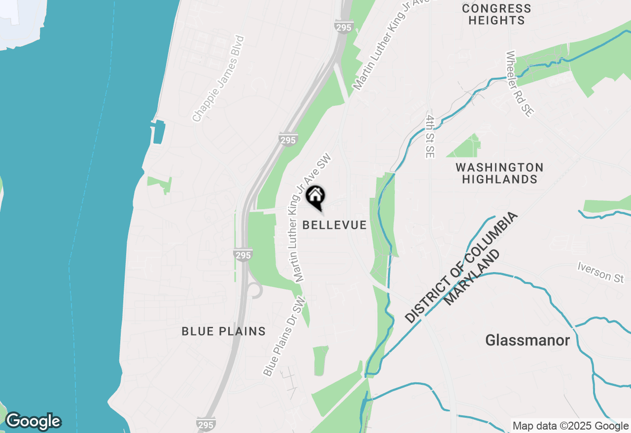 Map of 117 Danbury Street Sw, Washington, DC 20032