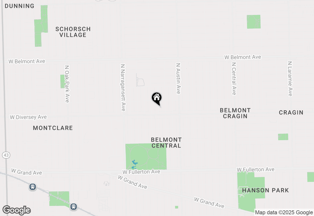 Map of 2828 N Moody Avenue, Chicago, IL 60634