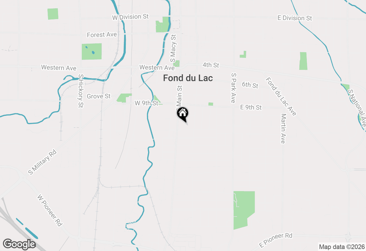Map of 430 Center St #432 CENTER STREET, Fond Du Lac, WI 54935