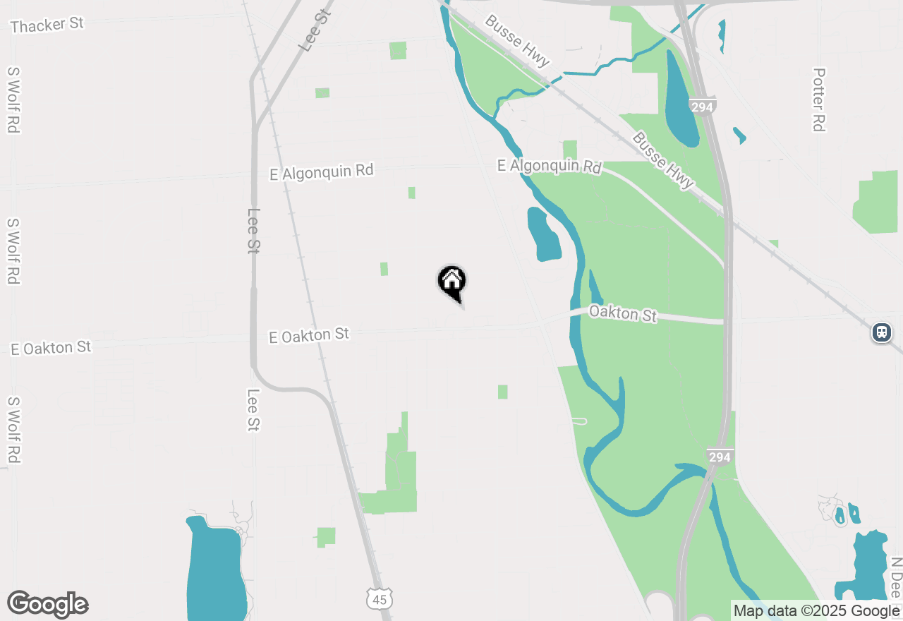 Map of 1550 Orchard Street, Des Plaines, IL 60018