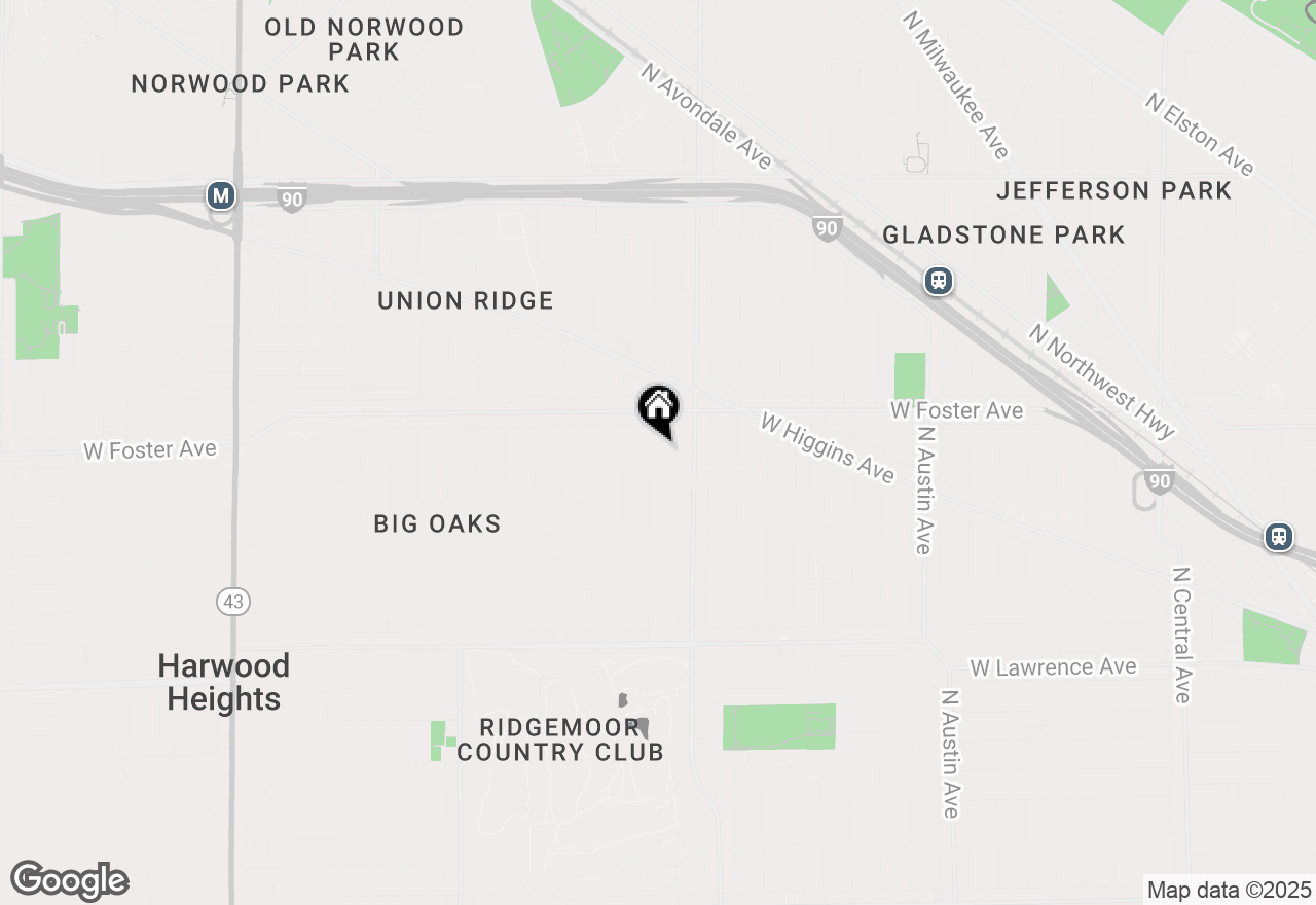 Map of 5116 N Natchez Avenue, Chicago, IL 60656