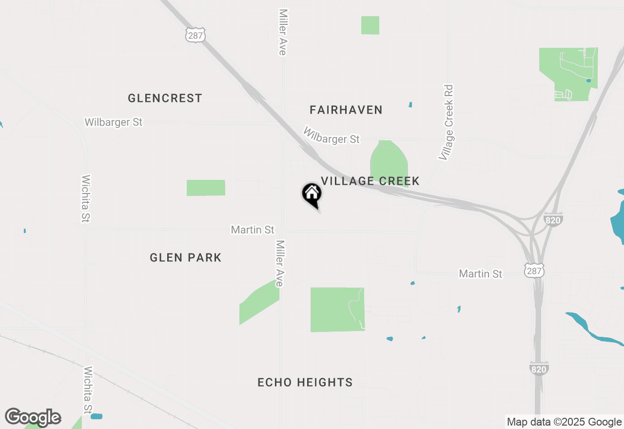 Map of 4244-4246 Fairlane Avenue, Fort Worth, TX 76119