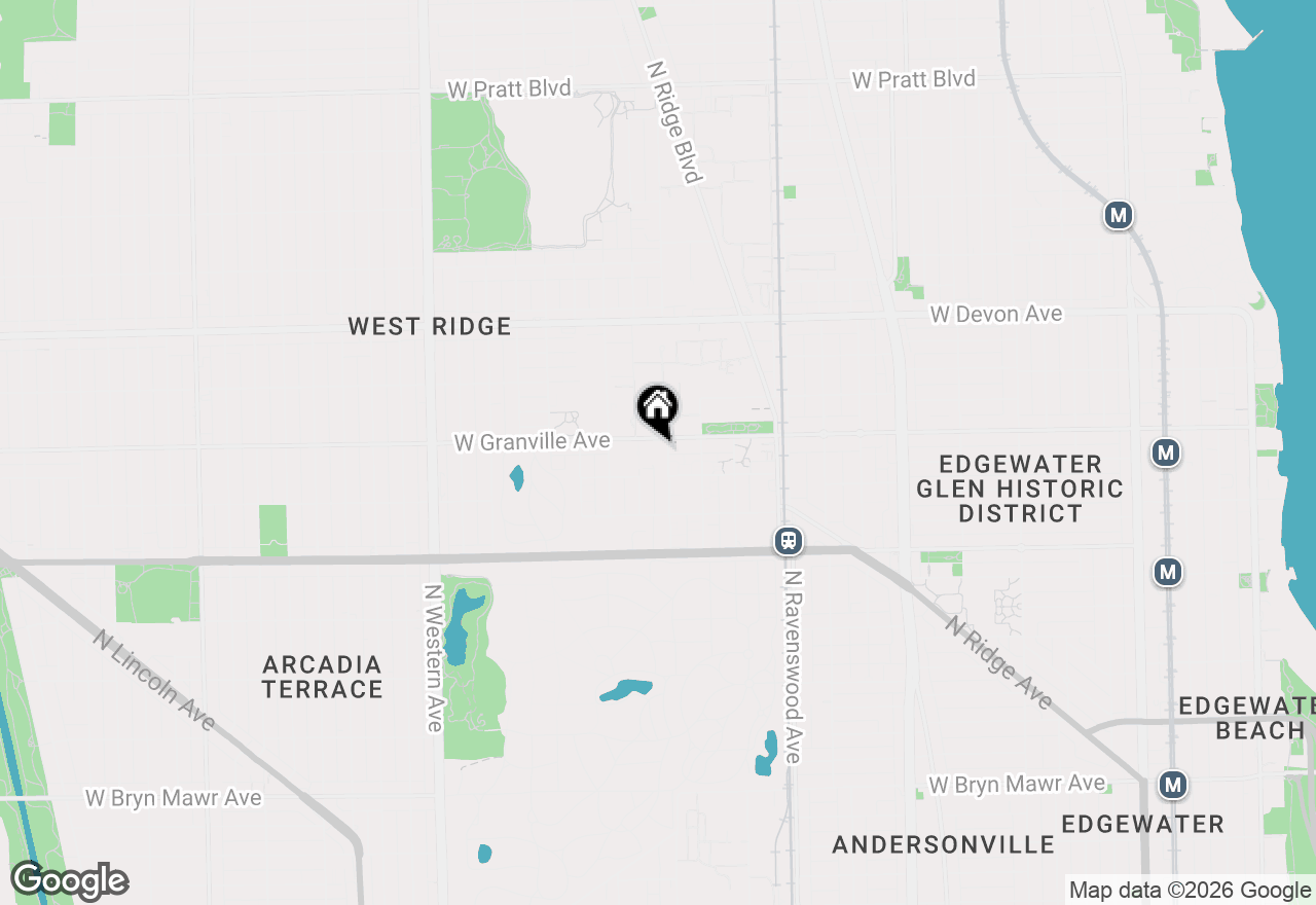 Map of 6160 N Damen Avenue #209, Chicago, IL 60659
