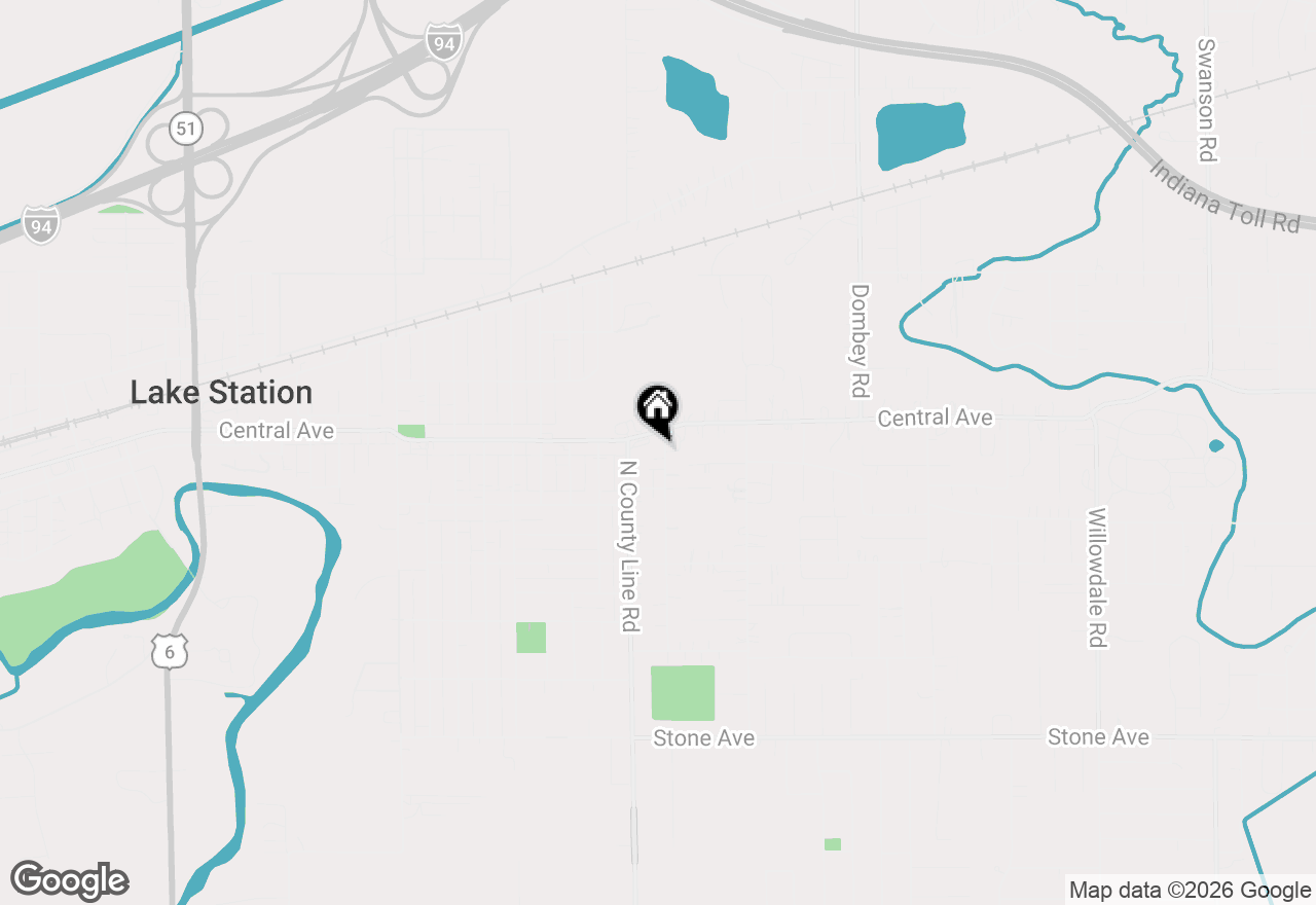 Map of 2696 Edgewood Street, Portage, IN 46368