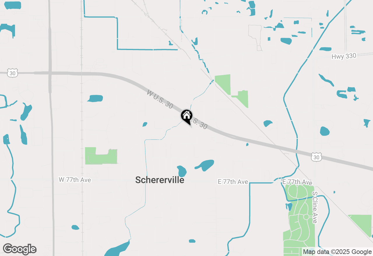Map of 14 Helena Drive, Schererville, IN 46375